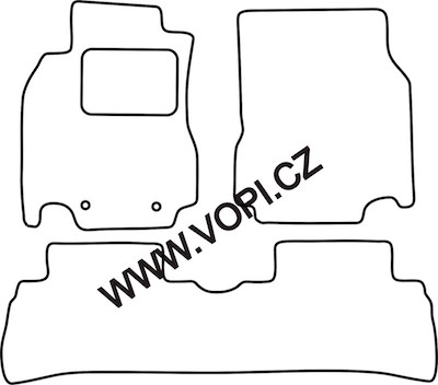 Autokoberce Nissan Cube 01/2010 - 2012 Colorfit (3259)